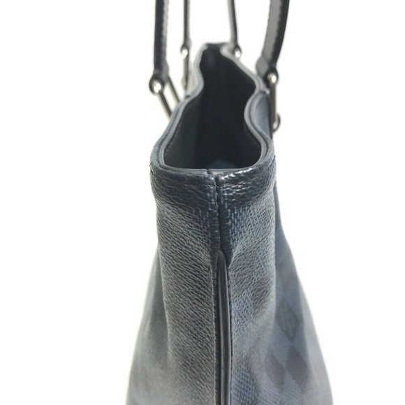 Authentic LOUIS VUITTON N41397 Damier-Cobalt Cabavayage Shoulder Bag Business ba - Picture 7 of 16